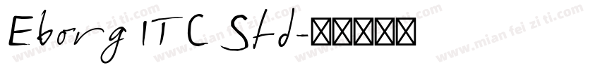 Eborg ITC Std字体转换